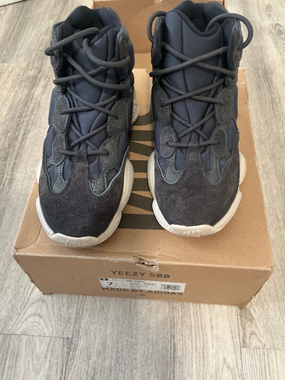 Authentic Adidas Yeezy 500 High Slate
